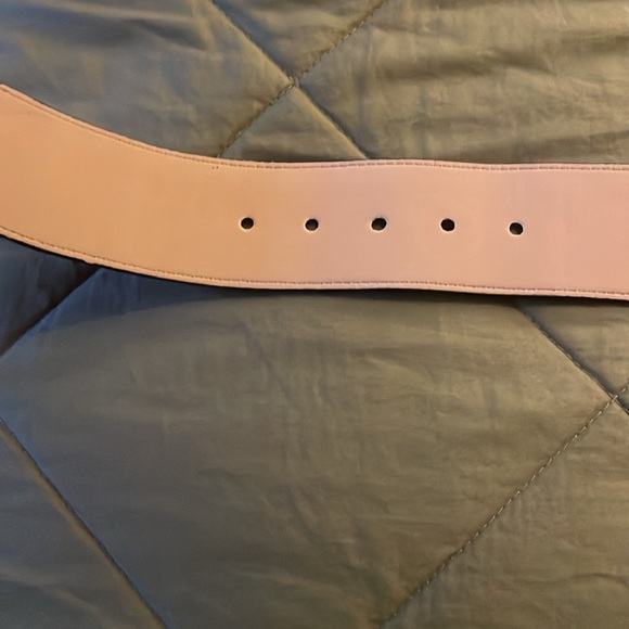 Calvin Klein FUR Vintage black pony hair wide belt size Large - Picture 12 of 13